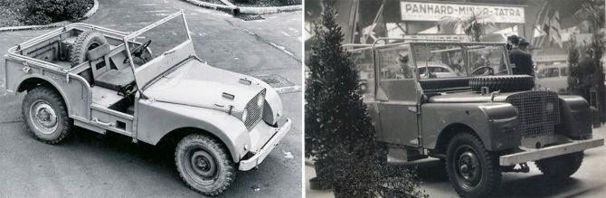 The first Land Rover prototype