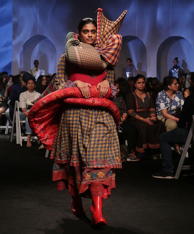 Models at Lakme fashion week 2020