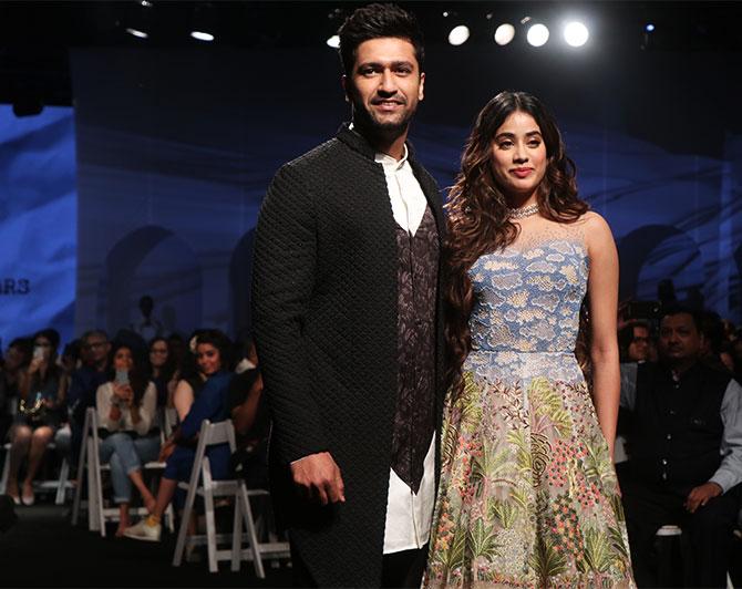 Janhvi Kapoor and Vicky Kaushal walk for Lakme Fashion Week Summer/Resort 2020 in Mumbai