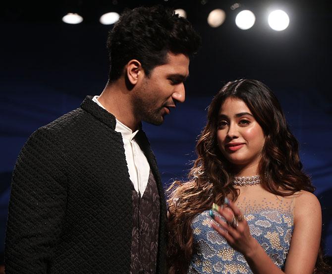 Janhvi Kapoor and Vicky Kaushal walk for Lakme Fashion Week Summer/Resort 2020 in Mumbai