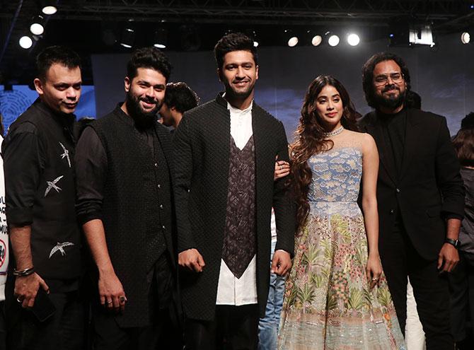 Janhvi Kapoor and Vicky Kaushal walk for Lakme Fashion Week Summer/Resort 2020 in Mumbai