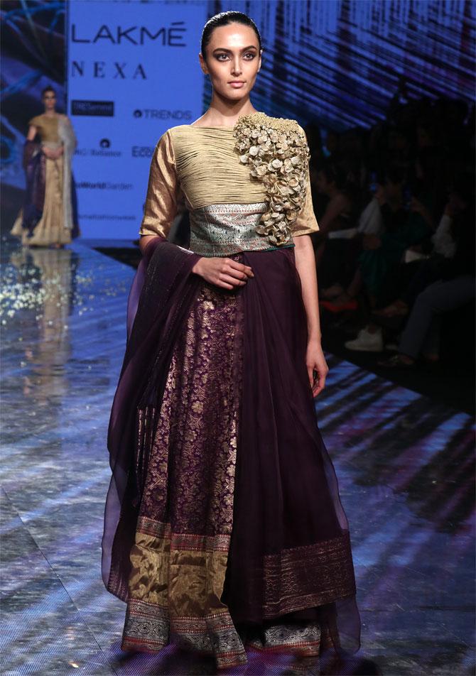 Models in Vaishali S creation at Lakme Fashion Week Summer/Resort 2020