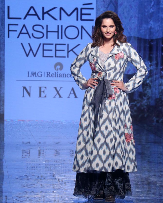 Sania Mirza for Eka by Rina Singh at Lakme Fashion Week