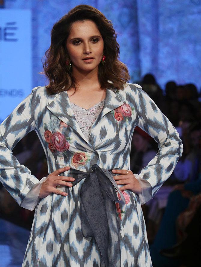 Sania Mirza for Eka by Rina Singh at Lakme Fashion Week