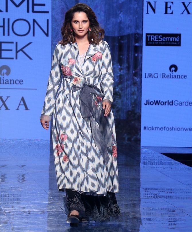 Sania Mirza for Eka by Rina Singh at Lakme Fashion Week