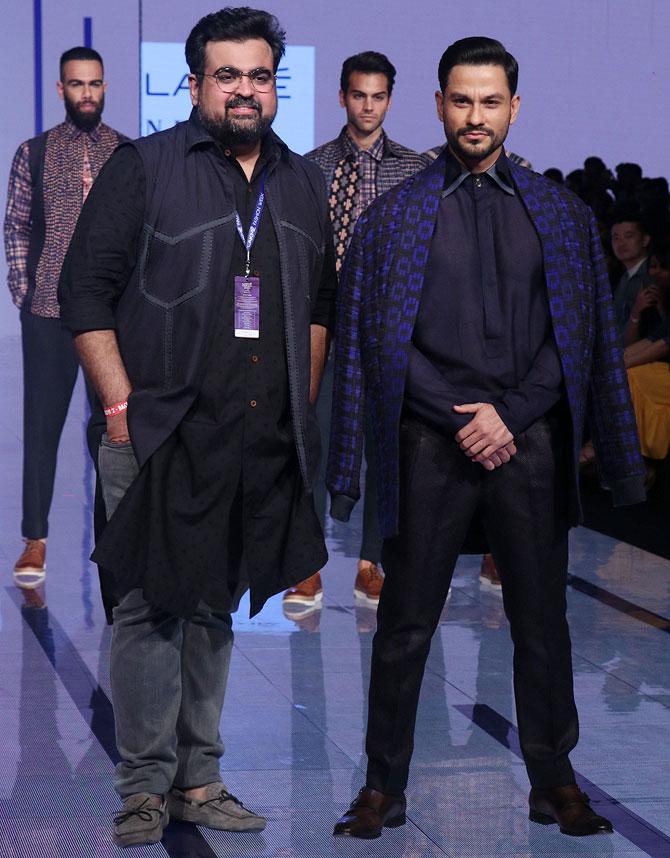 Kunal Kemmu for Kumar Anil Thanna at Lakme Fashion Week in Mumbai