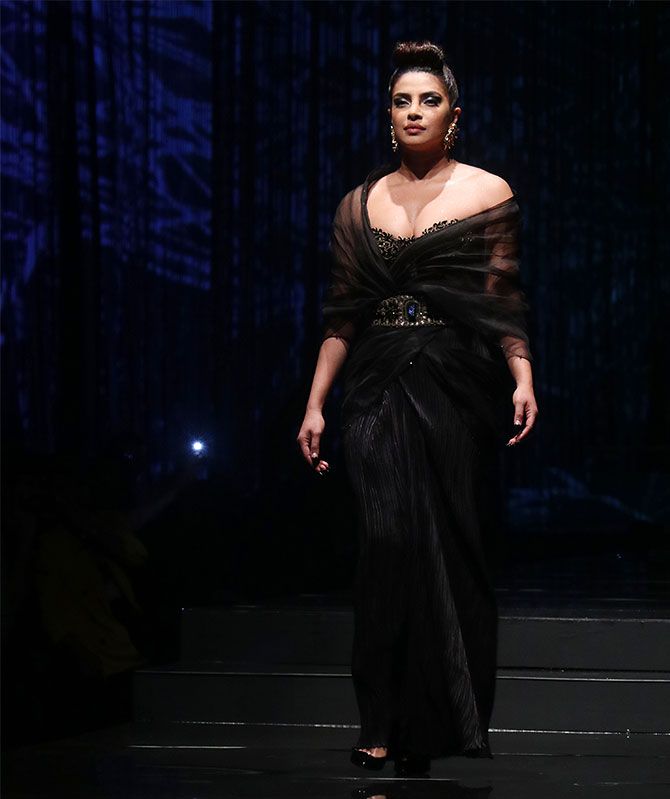 Priyanka Chopra walks for Blenders Pride Fashion Tour 2020