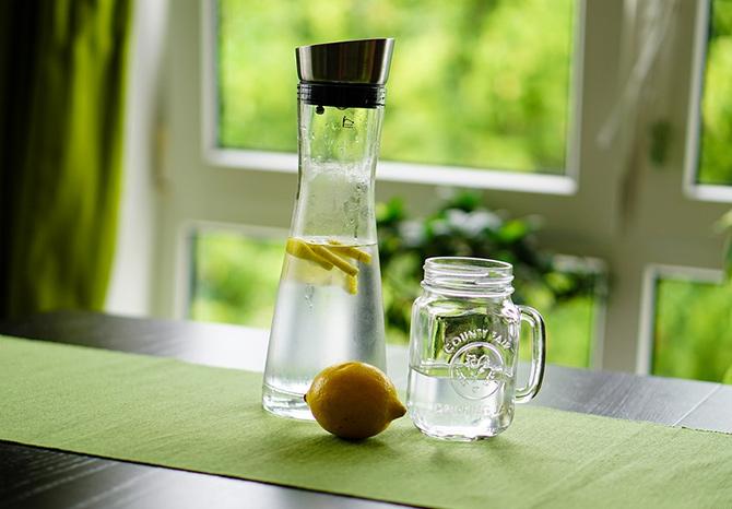 start your day with lemon water