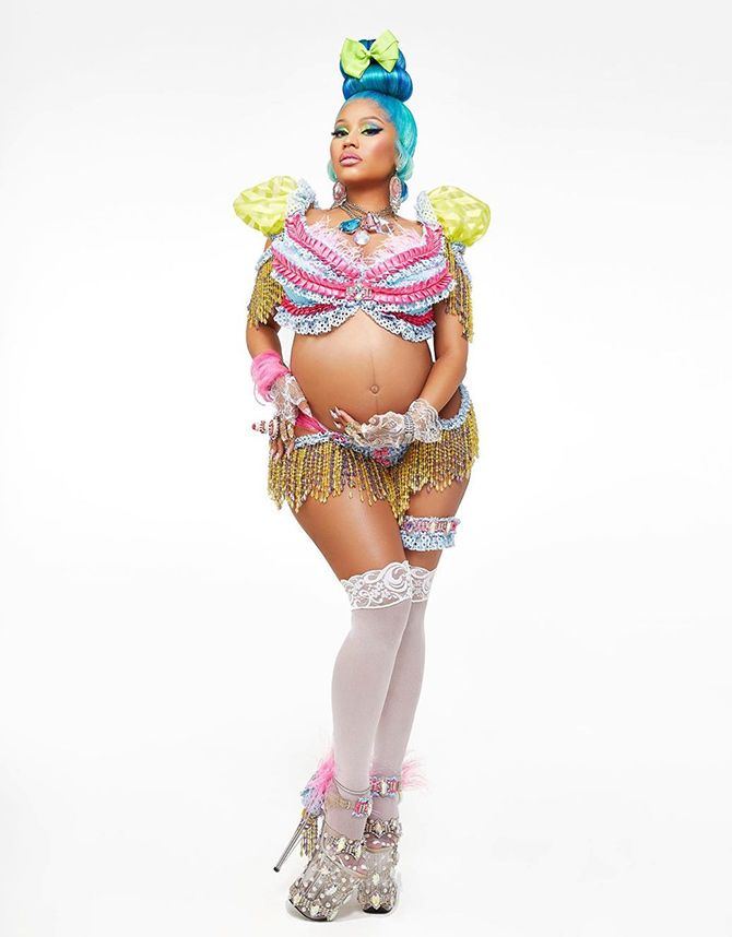 Nicki Minaj's maternity photoshoot