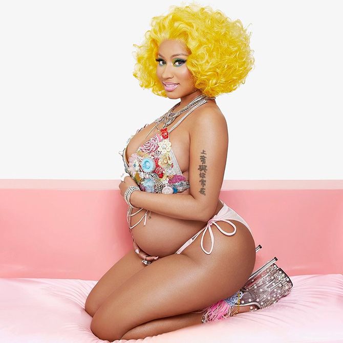 Nicki Minaj's maternity photoshoot