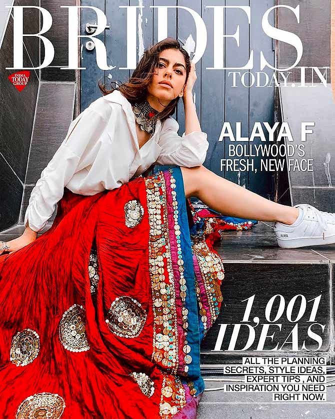 Alaya on Brides Today cover