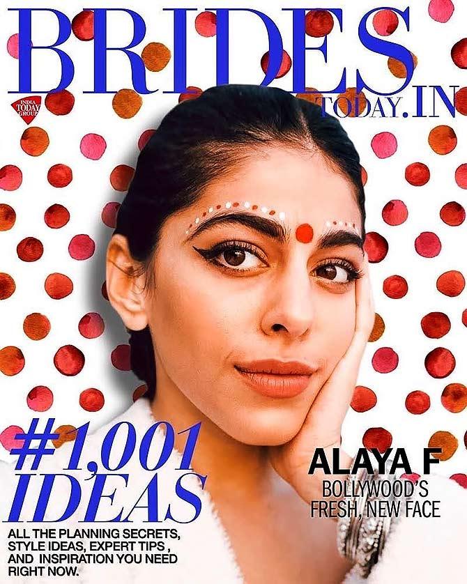 Alaya on Brides Today cover