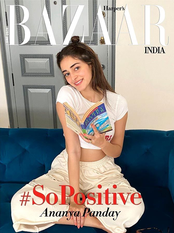 Ananya Panday on the cover of Bazaar India