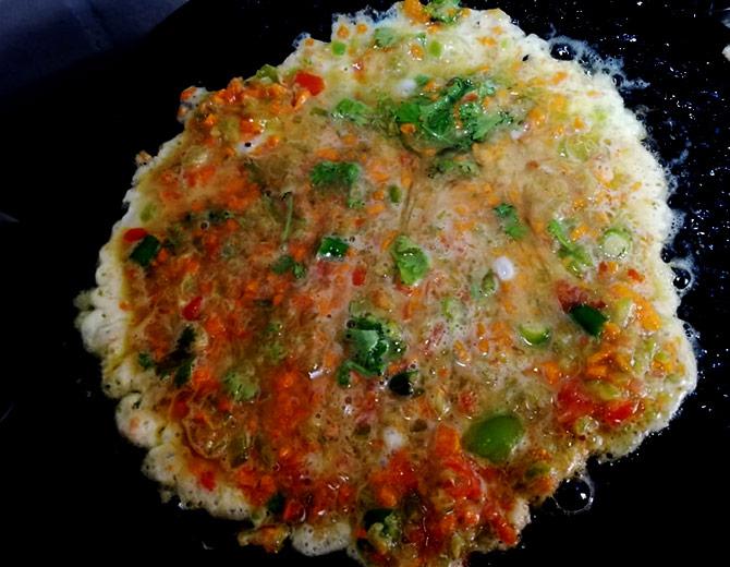 How to make a veggie omelette