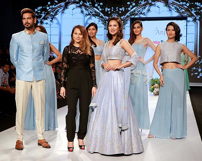 Rochelle and Keith at Bombay Times Fashion Week 2020