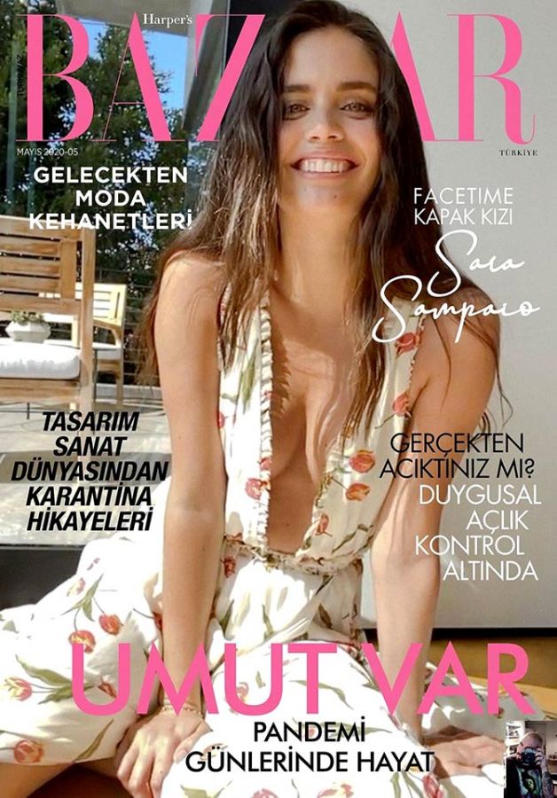 Sara Sampaio on Harper's Bazaar Turkey cover