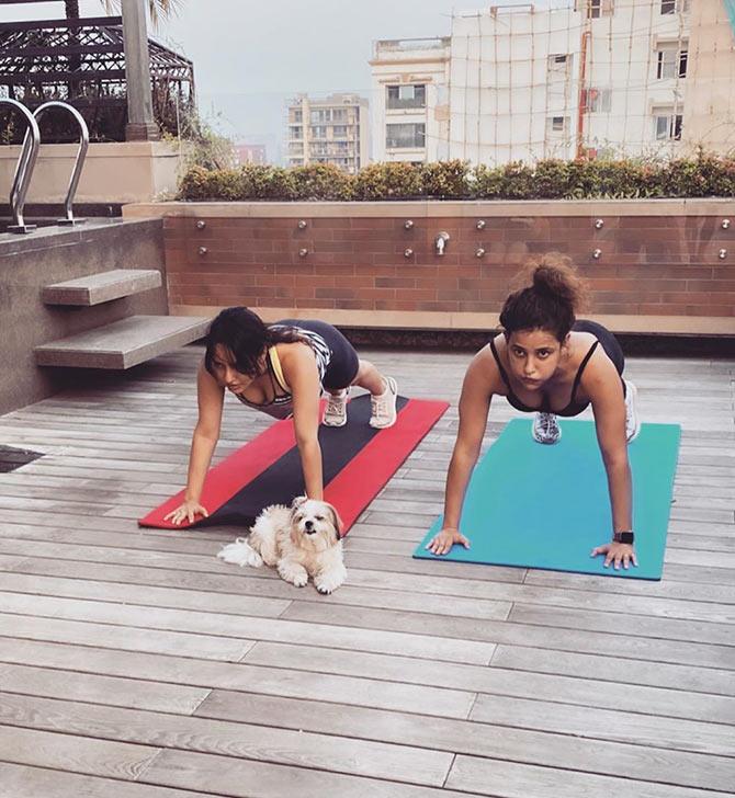 How to work out with your sister