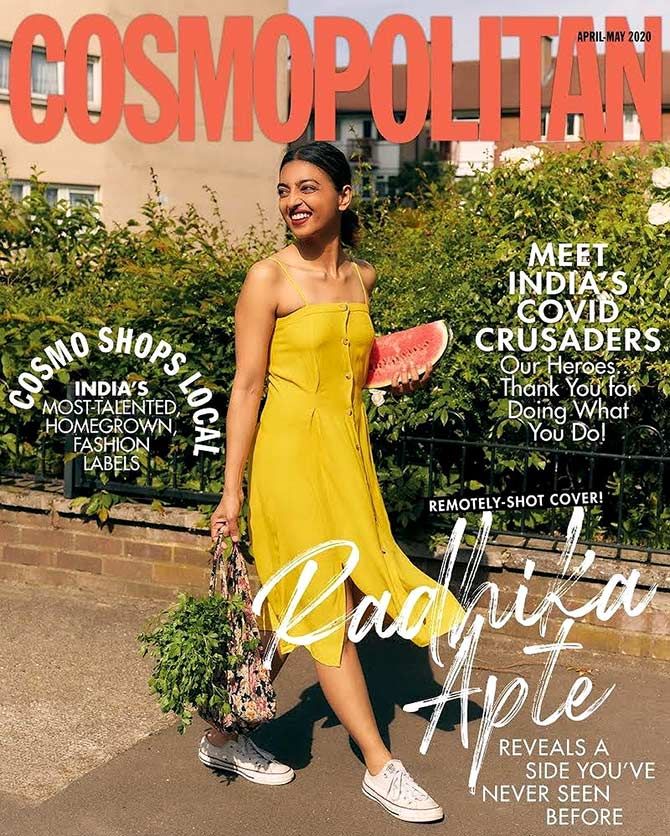 Radhika Apte on Cosmopolitan India magazine