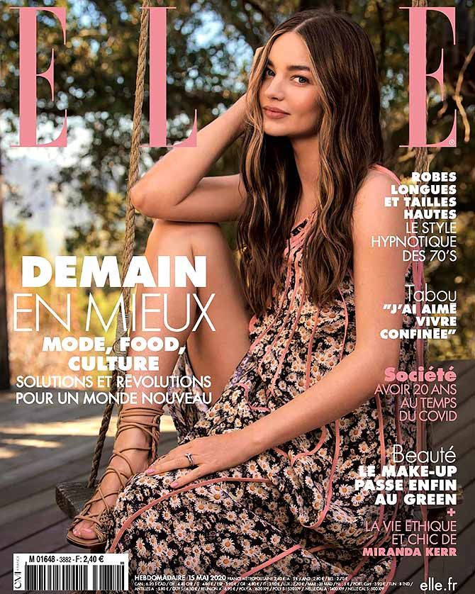 Miranda Kerr on Elle France cover
