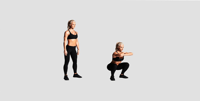 Bodyweight squats