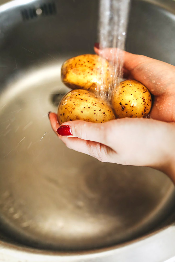 How to wash vegetables