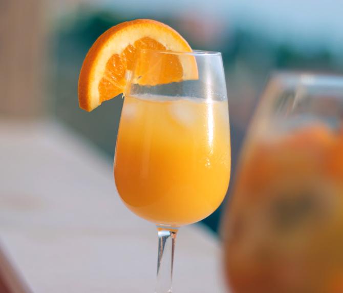 Orange mocktail