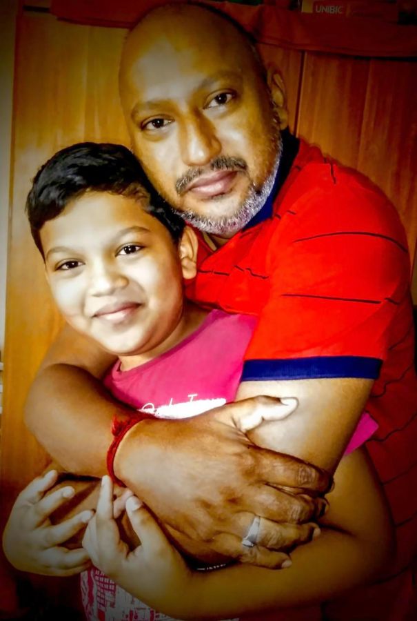 Pranesh Kumar and son Srinath