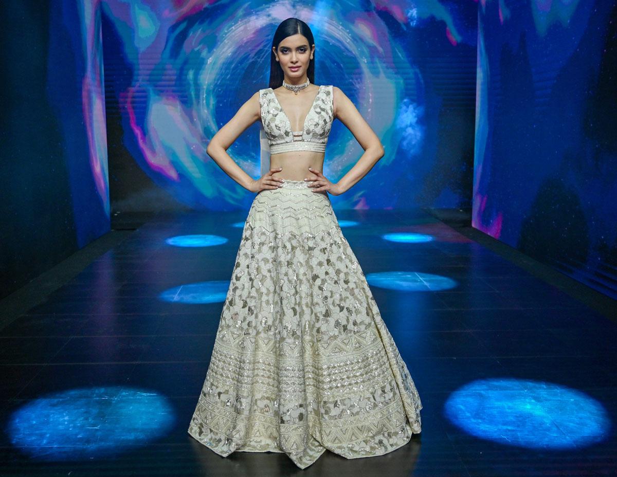 Diana Penty walks for Disha Patil