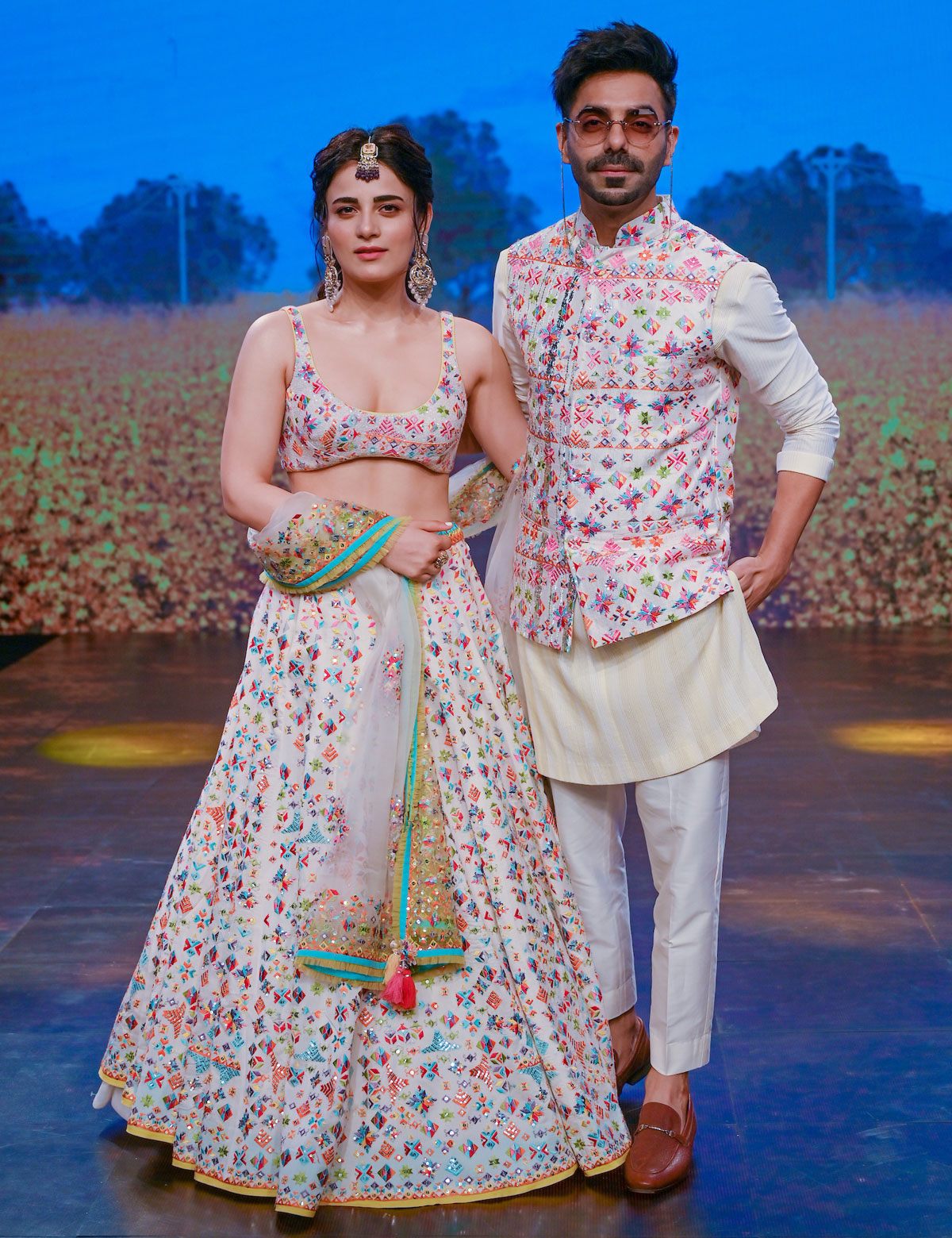 Sukriti and Akriti at Lakme Fashion Week 2020