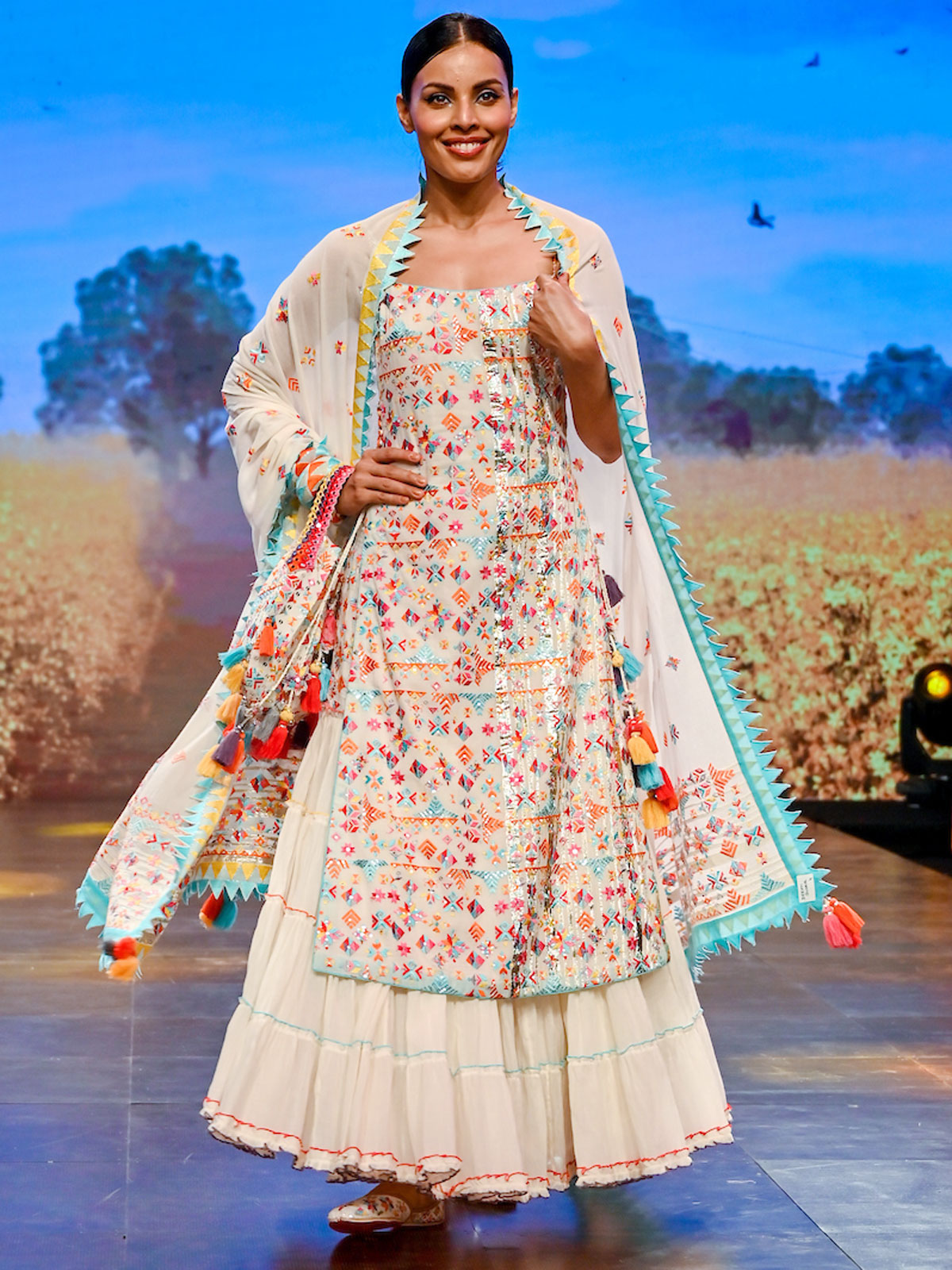 Sukriti and Akriti at Lakme Fashion Week 2020