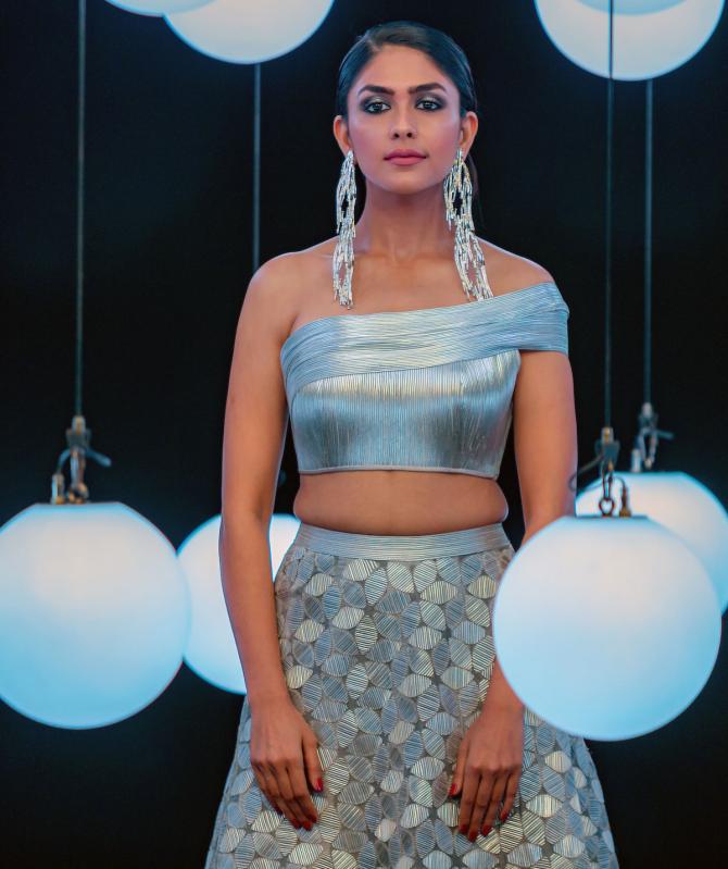 Mrunal Thakur walks for Rimzim Dadu