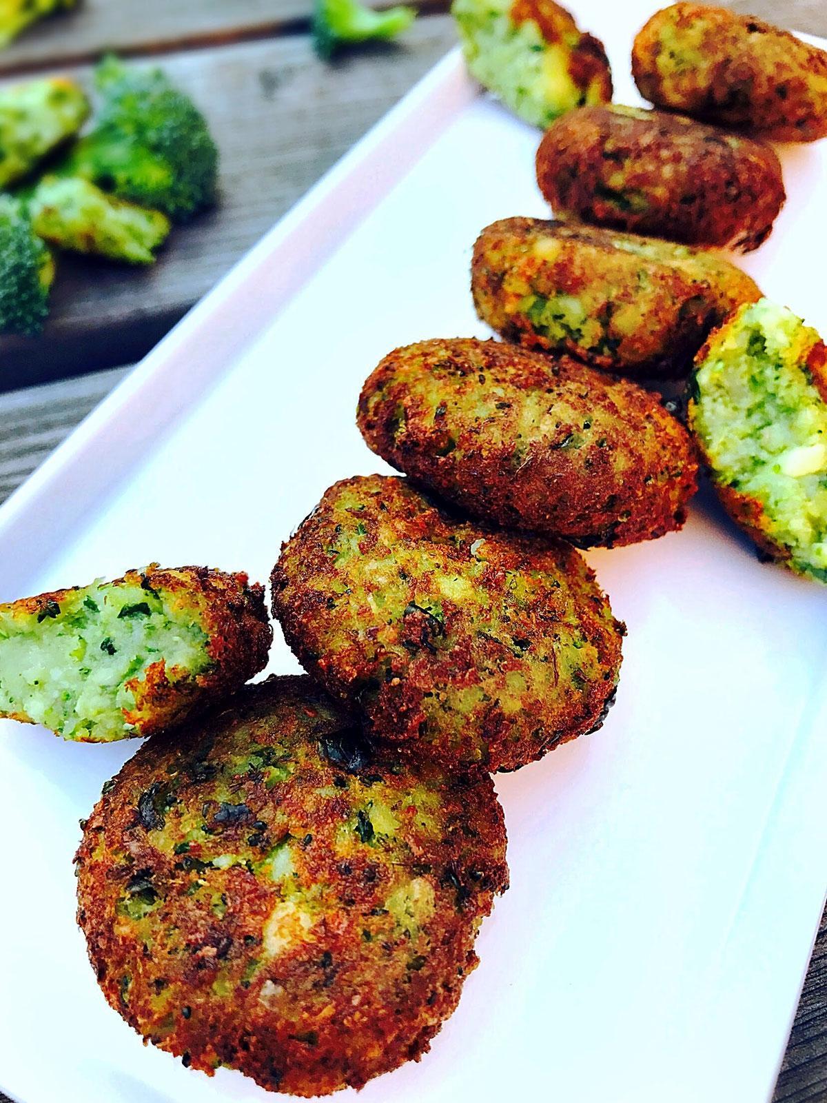 Broccoli and corn cutlets