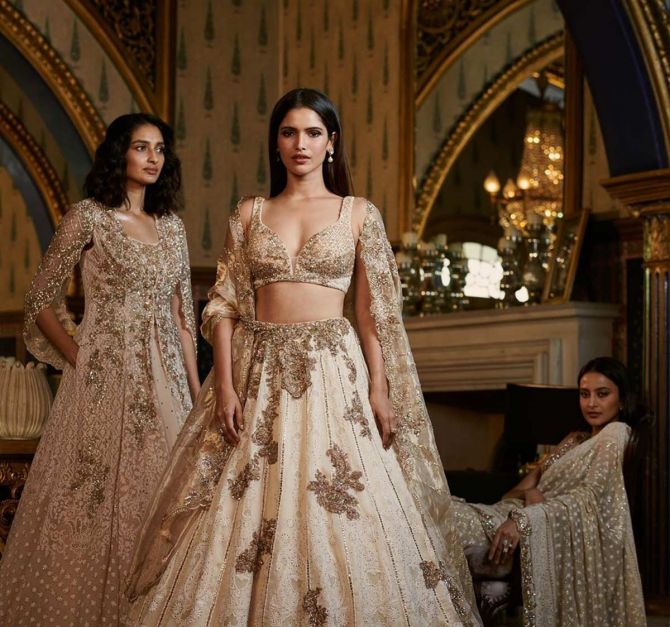 Models in Dolly J at India Couture Week 2020