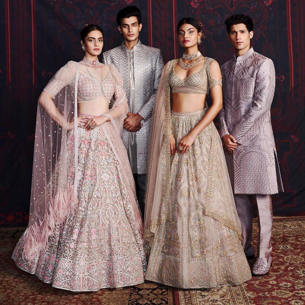 Models in Falguni and Shane Peacock at India Couture Week 2020