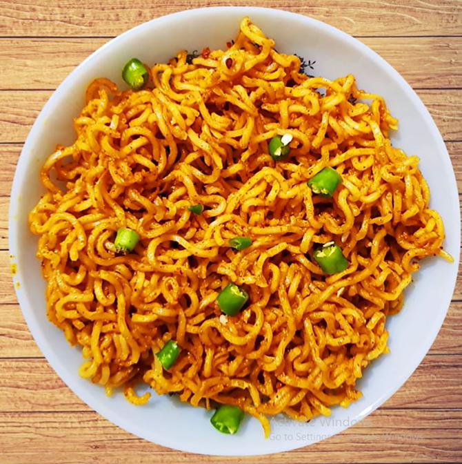 Burnt Garlic Chilli Maggi