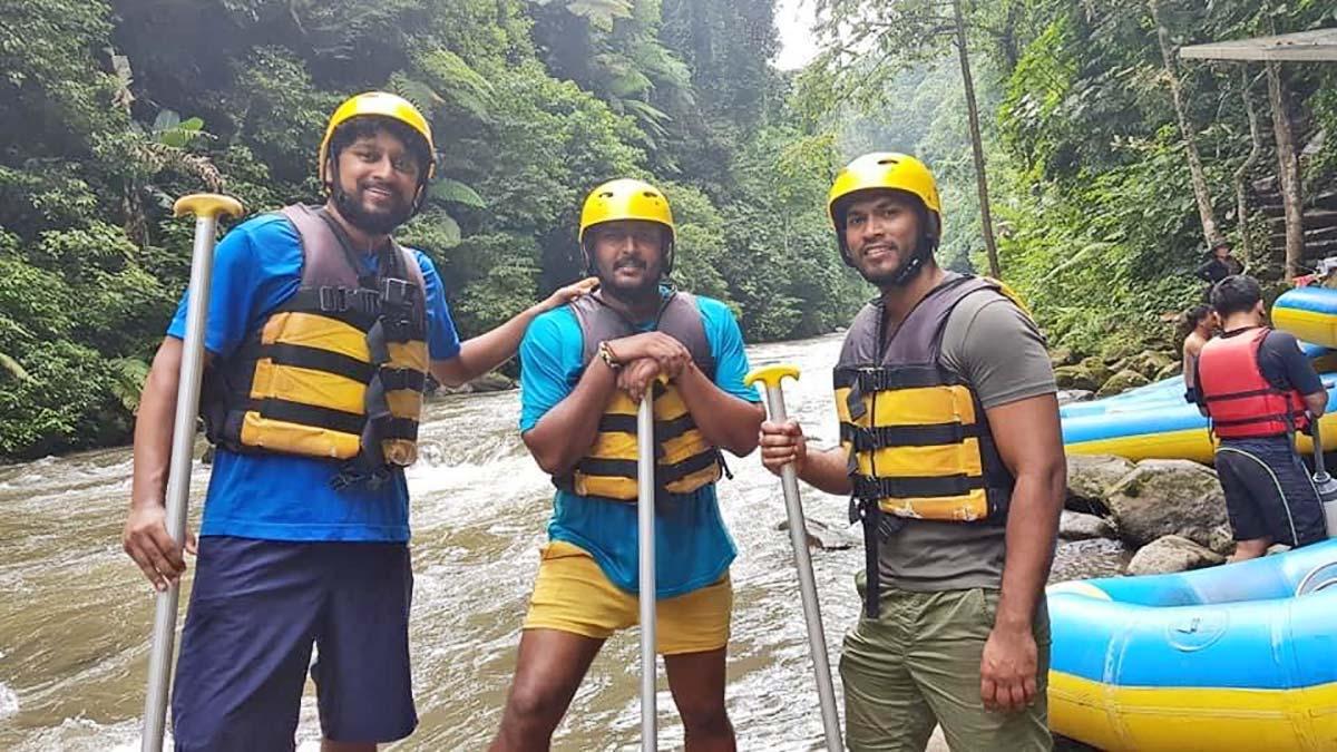 Ashwin with Pascal and Tarun