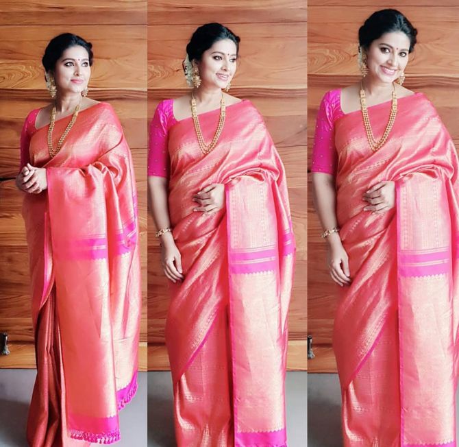 Sneha's best sari looks