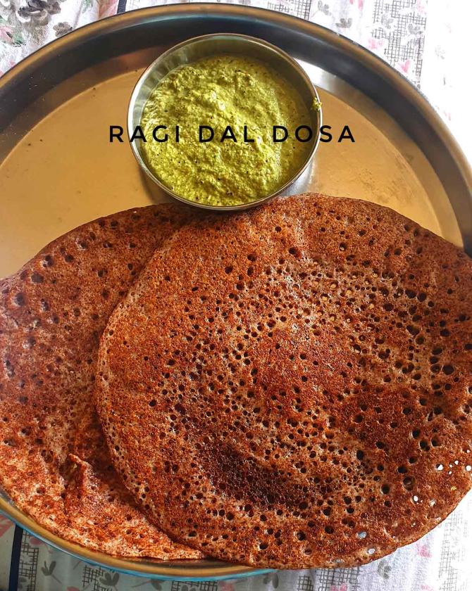 Ragi Dal Dosa