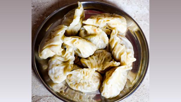 A plateful of juicy momos. File pic