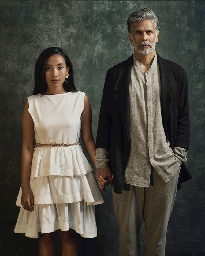 Ankita Konwar and Milind Soman for PETA India at FDCI x Lakme Fashion Week