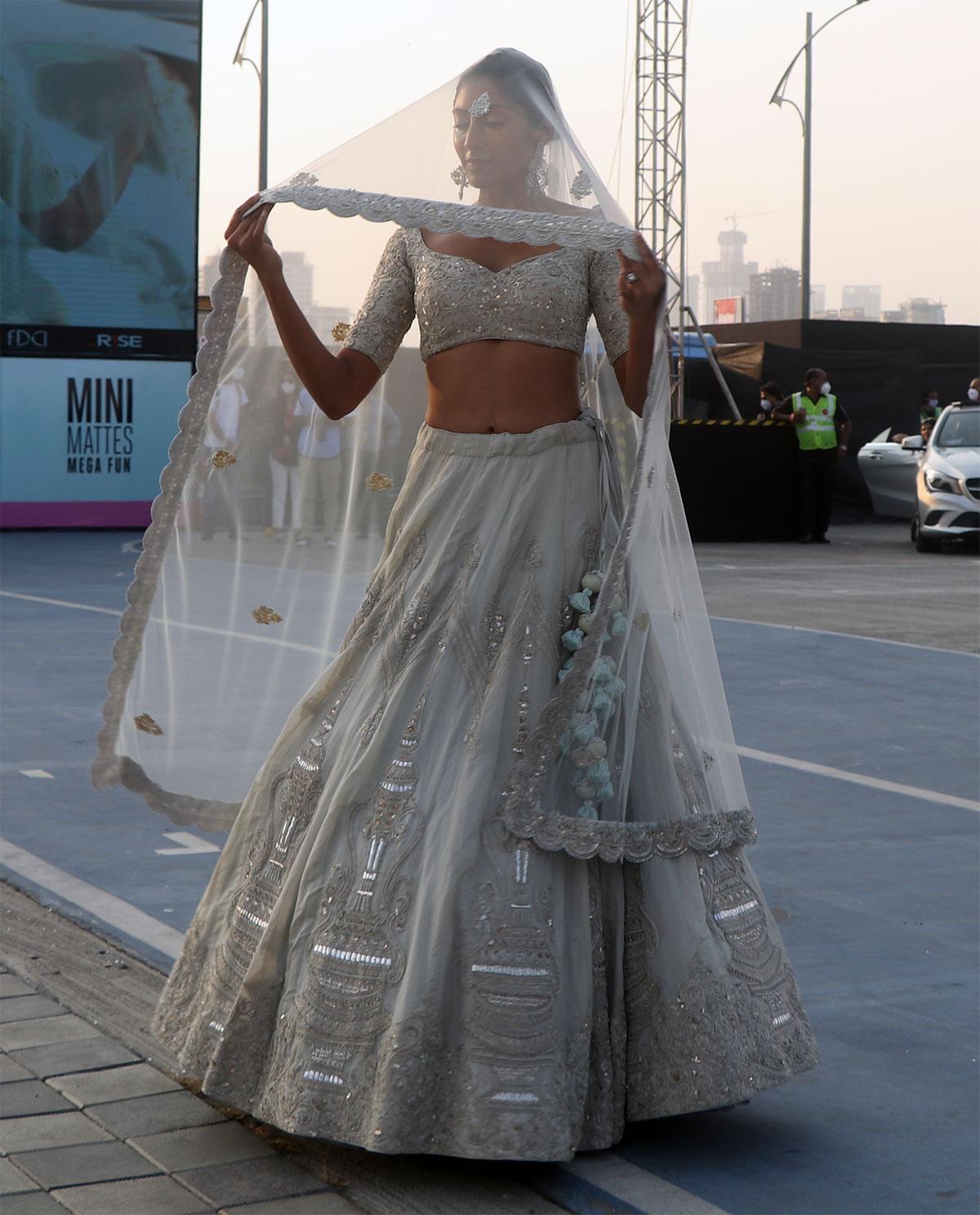 Models walk for Shaveta and Anuj at FDCI x Lakme Fashion Week