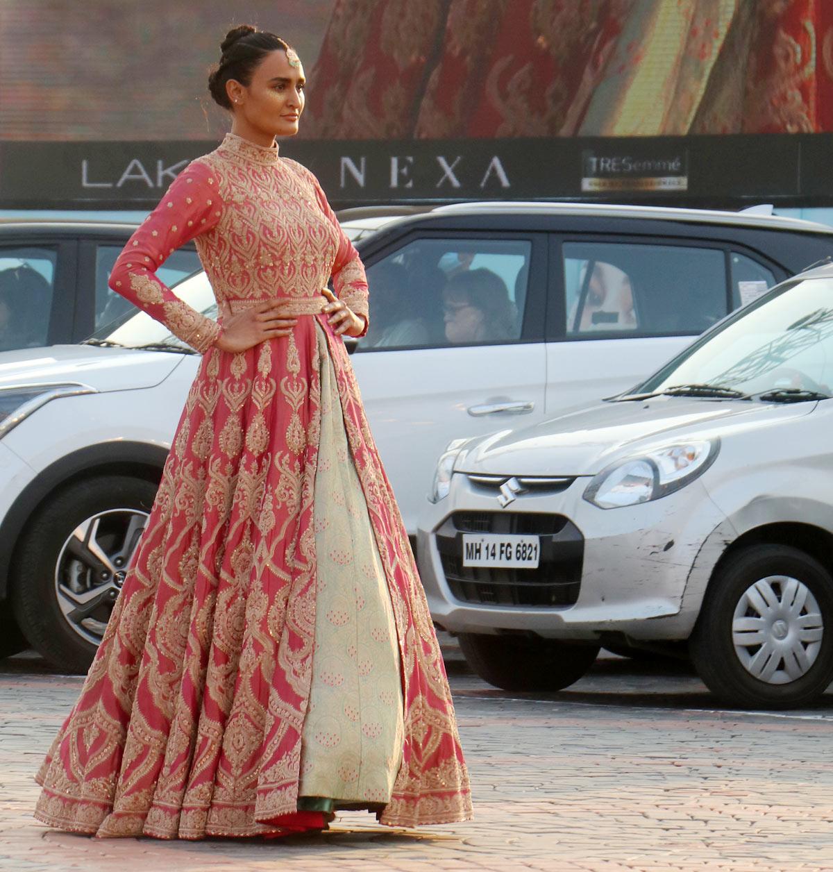 Models walk for Shaveta and Anuj at FDCI x Lakme Fashion Week