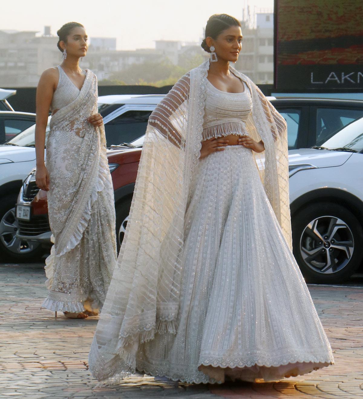 Models walk for Shaveta and Anuj at FDCI x Lakme Fashion Week