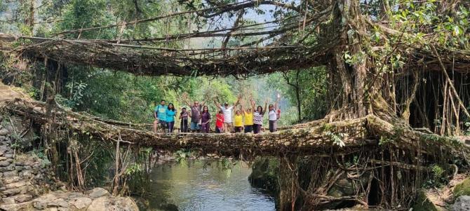 Meghalaya's living root bridges