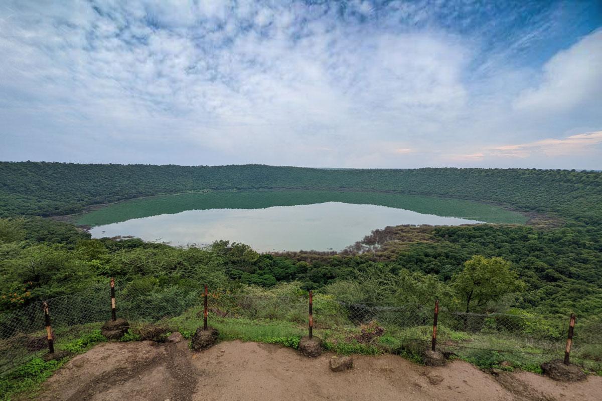 Lonar Crater in Maharashtra