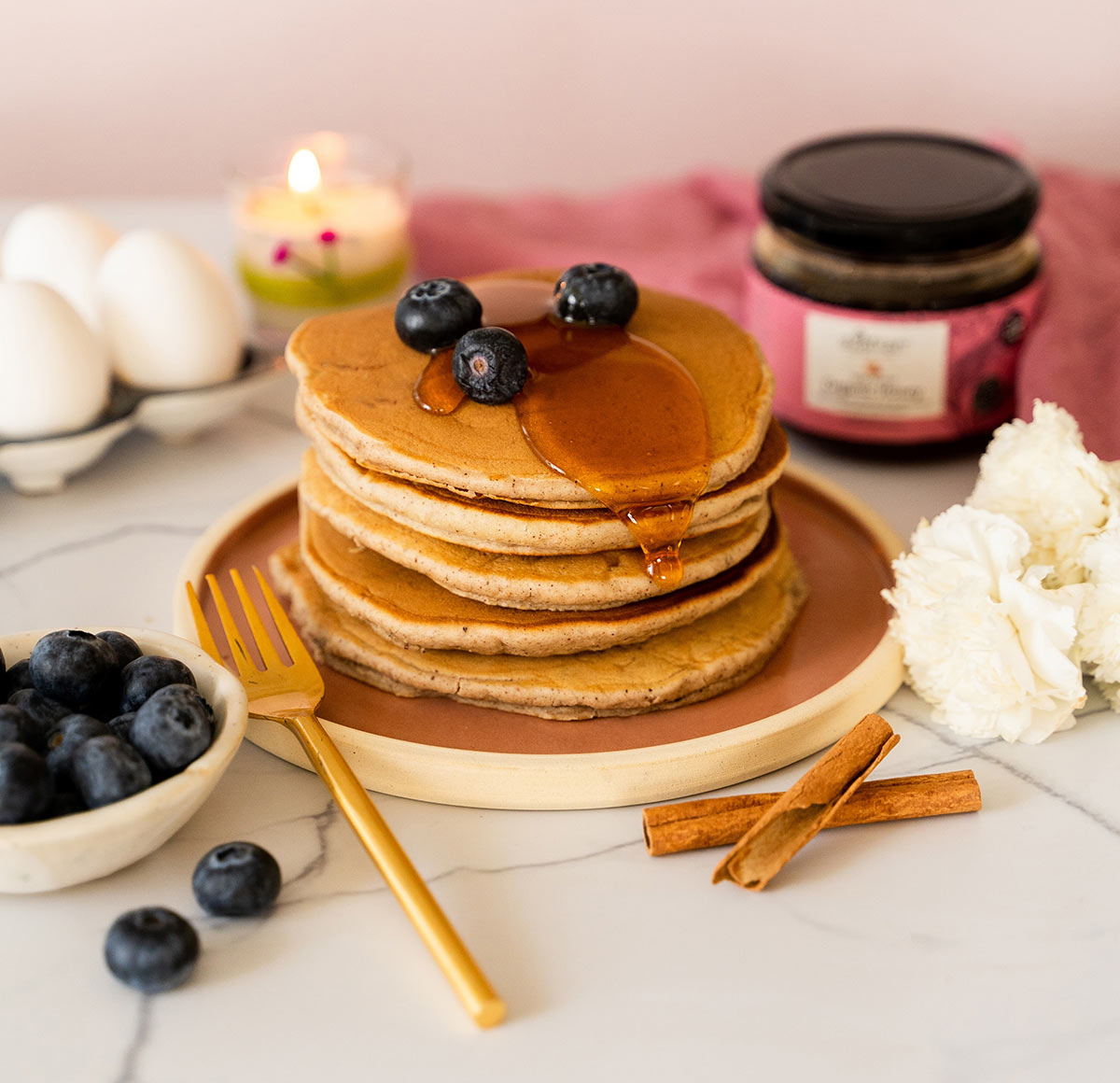 Recipe: Cinnamon and Honey Sugarfree Pancakes  Get Ahead