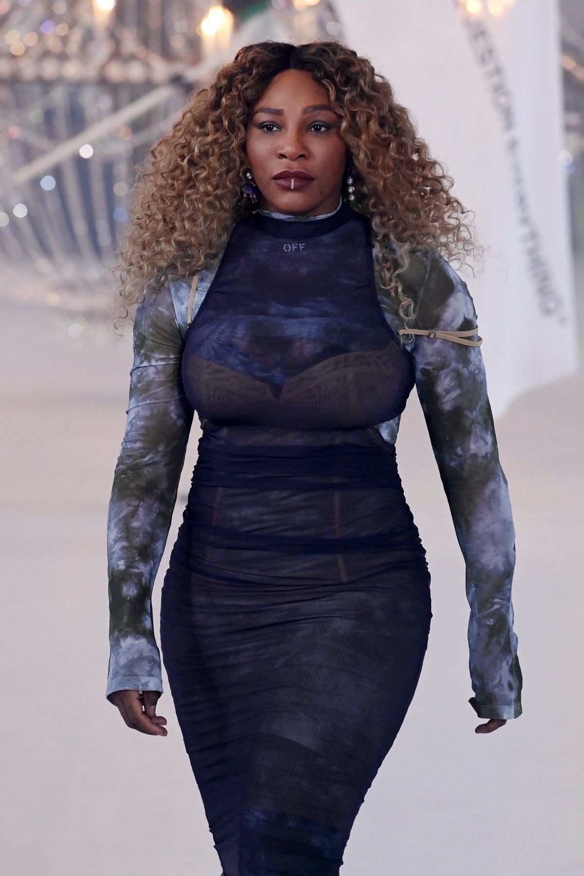 Serena Williams, Cindy Crawford, and More Walk in Off-White