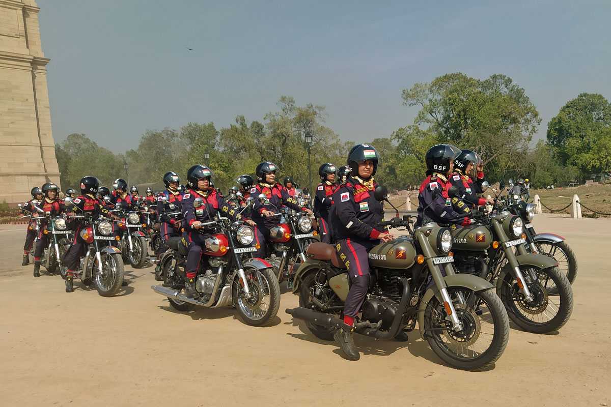 Daredevil BSF Lady Riders' Msg For India