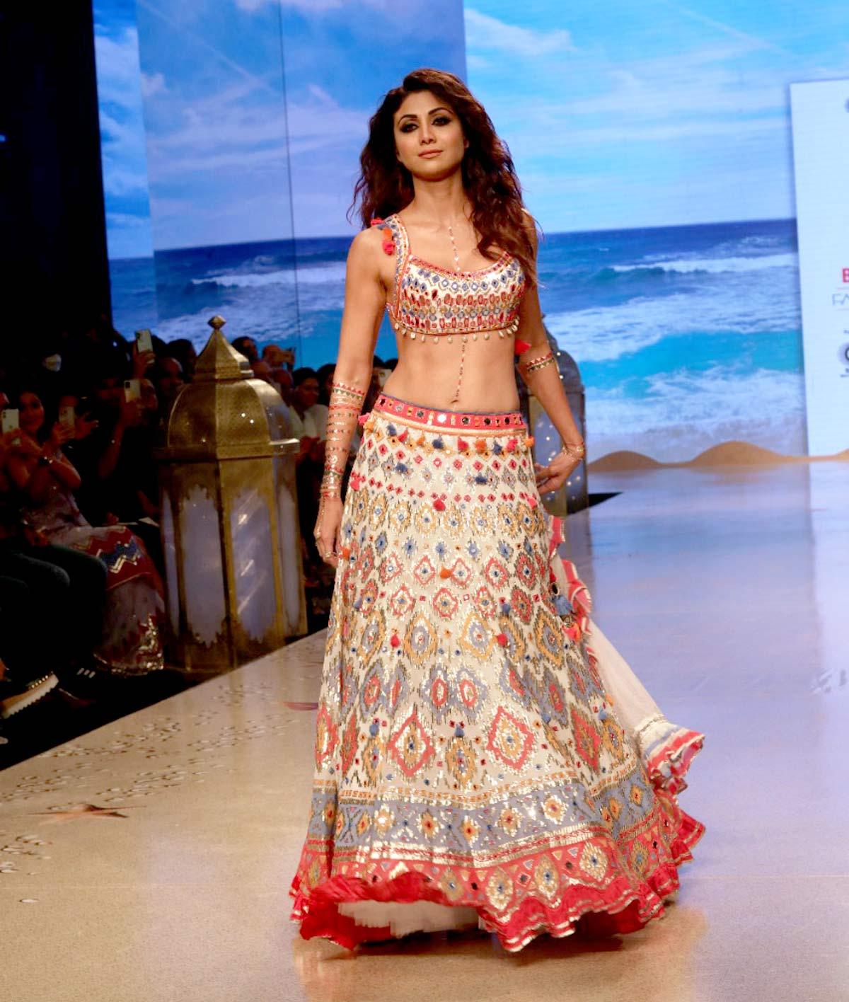 Shilpa shetty in lehenga sale