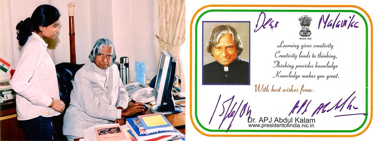 With Dr APJ Abdul Kalam